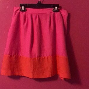 J Crew colorblock skirt